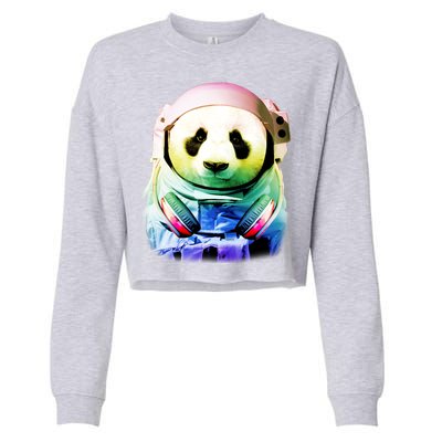 DJ Panda Astronaut Cropped Pullover Crew