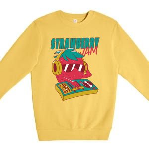 DJ Strawberry Jam Premium Crewneck Sweatshirt