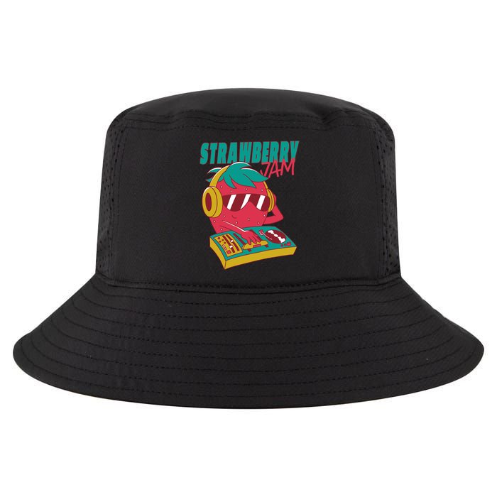 DJ Strawberry Jam Cool Comfort Performance Bucket Hat