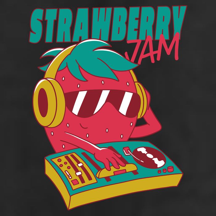 DJ Strawberry Jam Cool Comfort Performance Bucket Hat