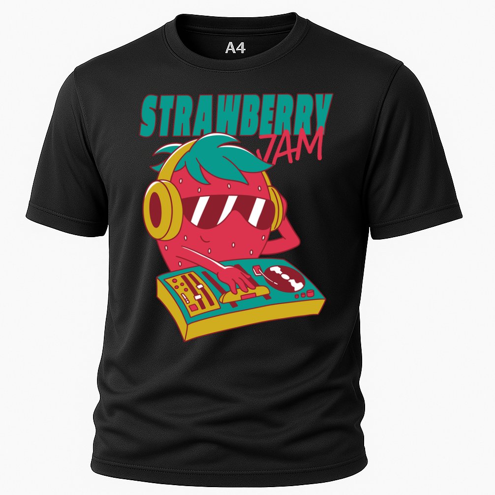 DJ Strawberry Jam Cooling Performance Crew T-Shirt