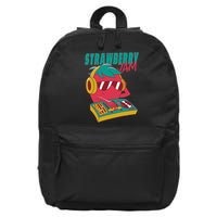 DJ Strawberry Jam 16 in Basic Backpack