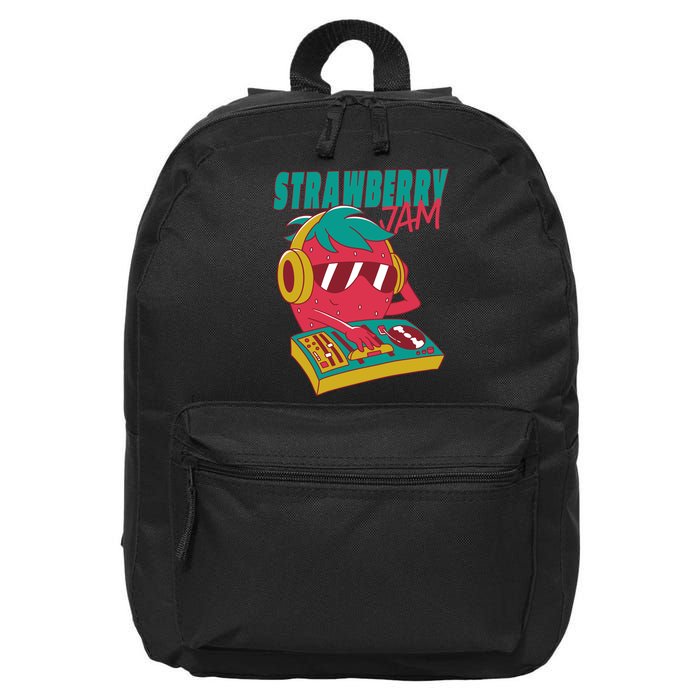 DJ Strawberry Jam 16 in Basic Backpack