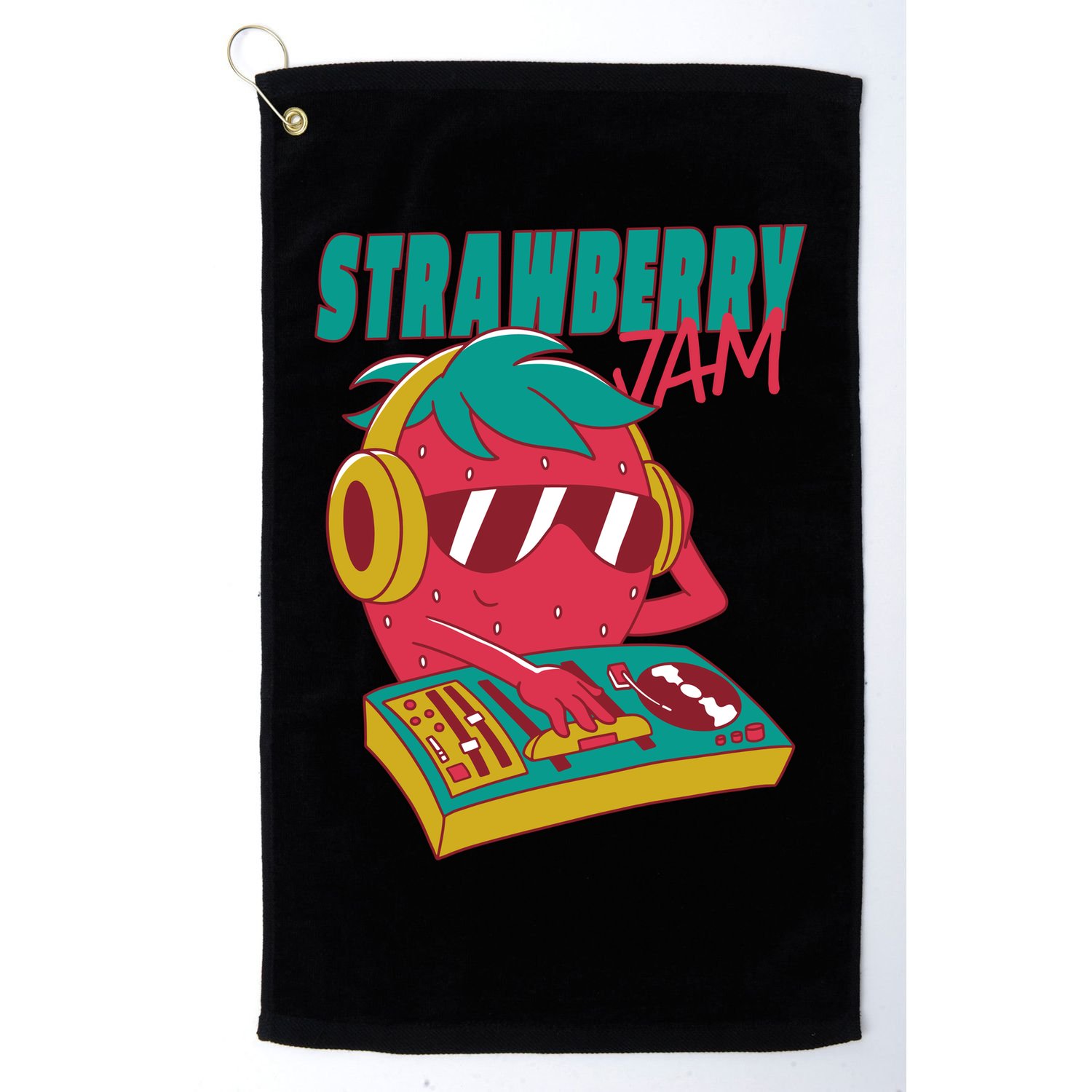 DJ Strawberry Jam Golf Towel