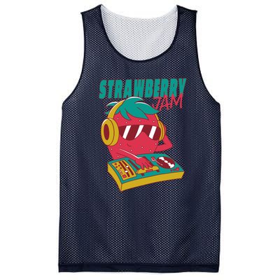 DJ Strawberry Jam Mesh Reversible Basketball Jersey Tank