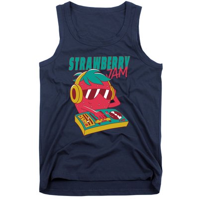 DJ Strawberry Jam Tank Top