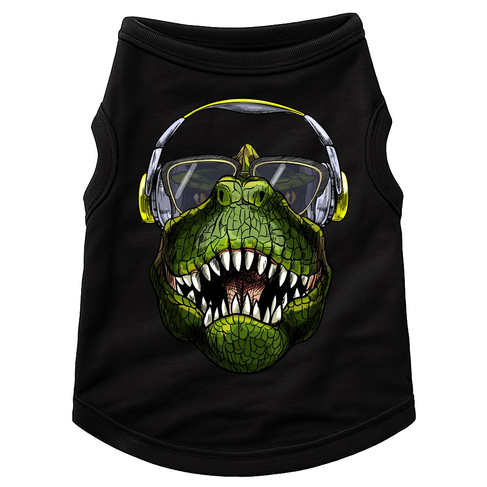 DJ T-Rex Doggie Tank