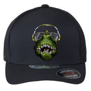 DJ T-Rex Flexfit Unipanel Trucker Cap