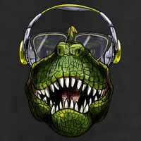 DJ T-Rex Adult Drive Performance Visor