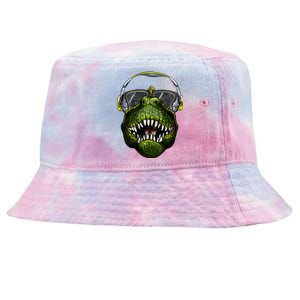 DJ T-Rex Tie-Dyed Bucket Hat