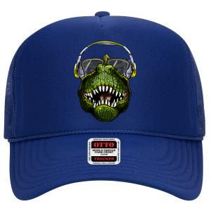 DJ T-Rex High Crown Mesh Back Trucker Hat