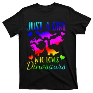 Dinosaur Just A Girl Who Loves Dinosaurs T-Shirt