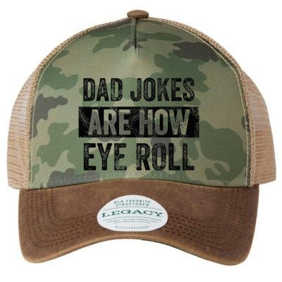 Dad Jokes Are How Eye Roll Funny Dad Legacy Tie Dye Trucker Hat