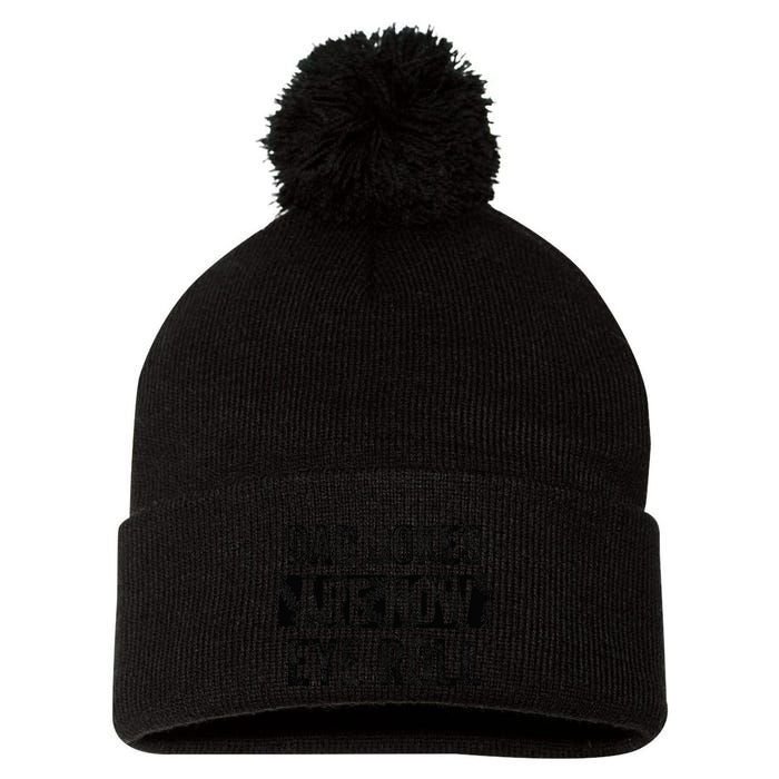 Dad Jokes Are How Eye Roll Funny Dad Pom Pom 12in Knit Beanie