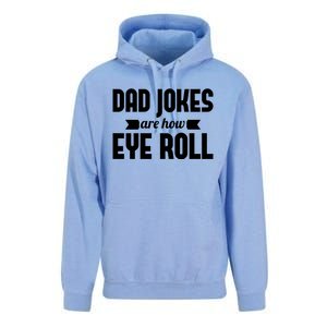 Dad Jokes Are How Eye Roll Rad Jokes Cringe Puns Dad Jokes Gift Unisex Surf Hoodie