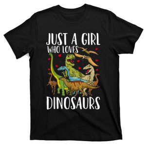 Dinosaur Just A Girl Who Loves Dinosaurs Brachiosaurus T-Shirt