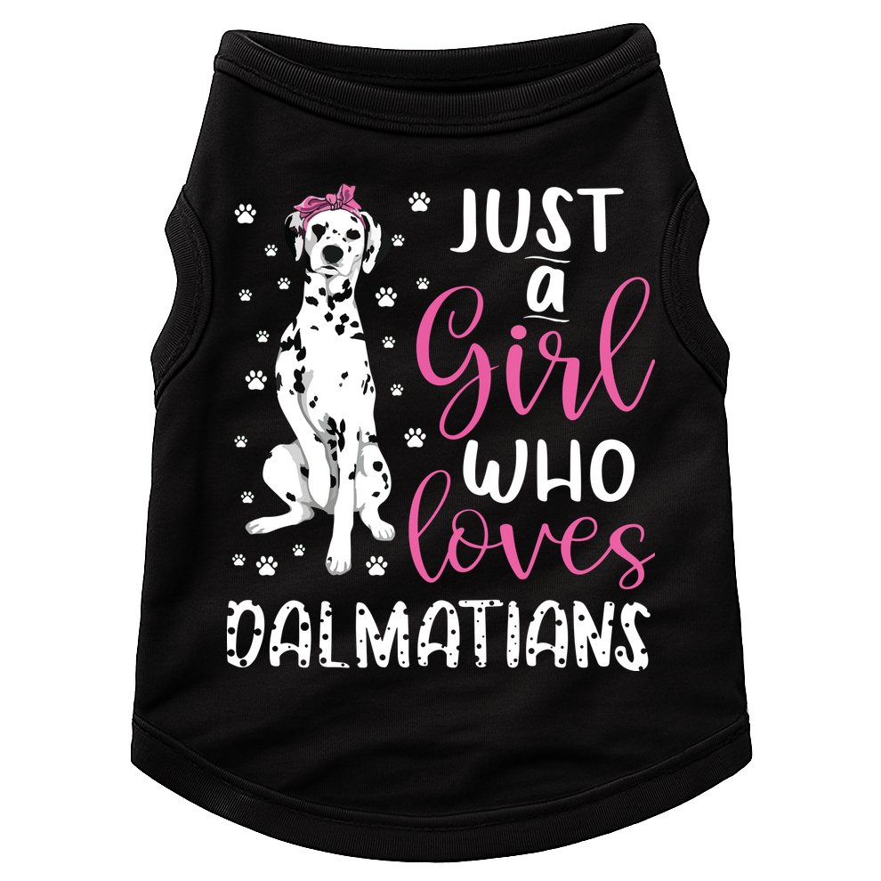 Dalmatian Just A Girl Who Loves Dalmatians Dogs Lover Gift Doggie Tank