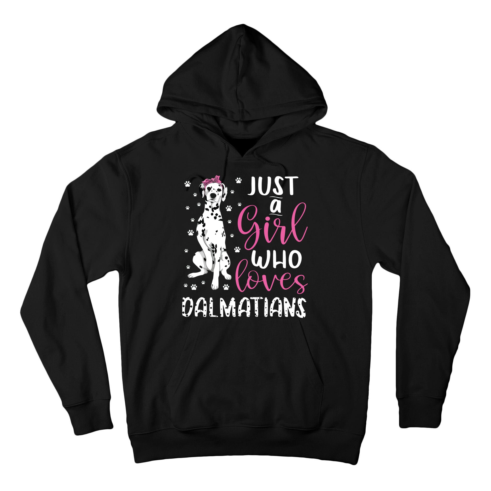 Dalmatian Just A Girl Who Loves Dalmatians Dogs Lover Gift Tall Hoodie
