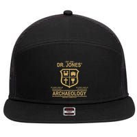 DR JONES ARCHAEOLOGYS 7 Panel Mesh Trucker Snapback Hat