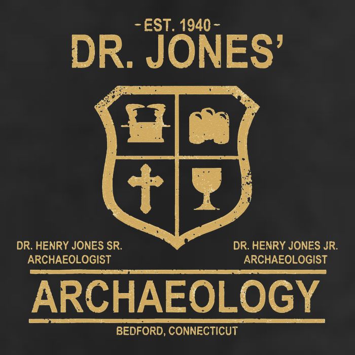 DR JONES ARCHAEOLOGYS 7 Panel Mesh Trucker Snapback Hat