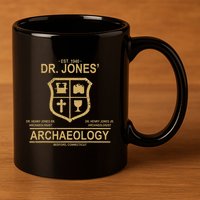 DR JONES ARCHAEOLOGYS 11oz C Handle Ceramic Mug