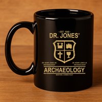DR JONES ARCHAEOLOGYS 11oz C Handle Ceramic Mug