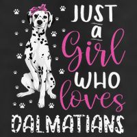 dalmatian Just A Who Loves dalmatians Dogs Lover Adult Drive Performance Visor