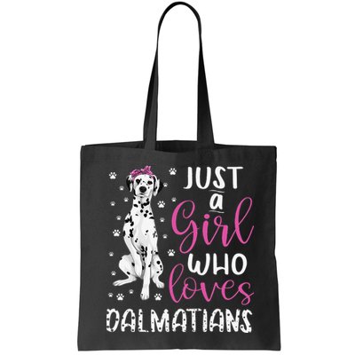 dalmatian Just A Who Loves dalmatians Dogs Lover Bag