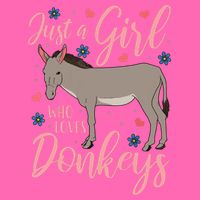 Donkey Just A Who Loves Donkeys Funny Donkey Lover Gift Stripe Pom Pom Beanie