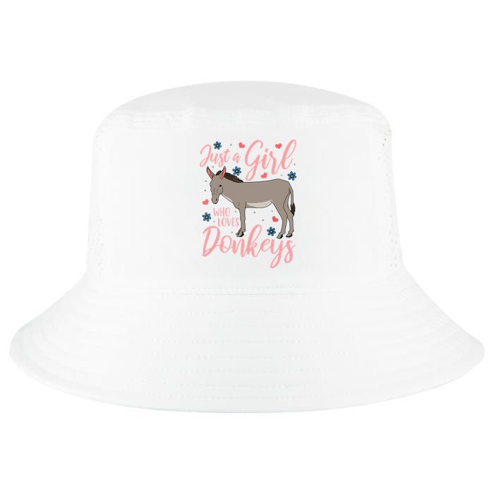 Donkey Just A Who Loves Donkeys Funny Donkey Lover Gift Cool Comfort Performance Bucket Hat