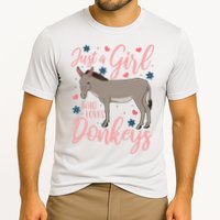 Donkey Just A Who Loves Donkeys Funny Donkey Lover Gift Cooling Performance Crew T-Shirt