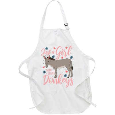 Donkey Just A Who Loves Donkeys Funny Donkey Lover Gift Apron