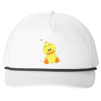 Ducks Just A Girl Who Loves Ducks Ducks Lovers Snapback Five-Panel Rope Hat