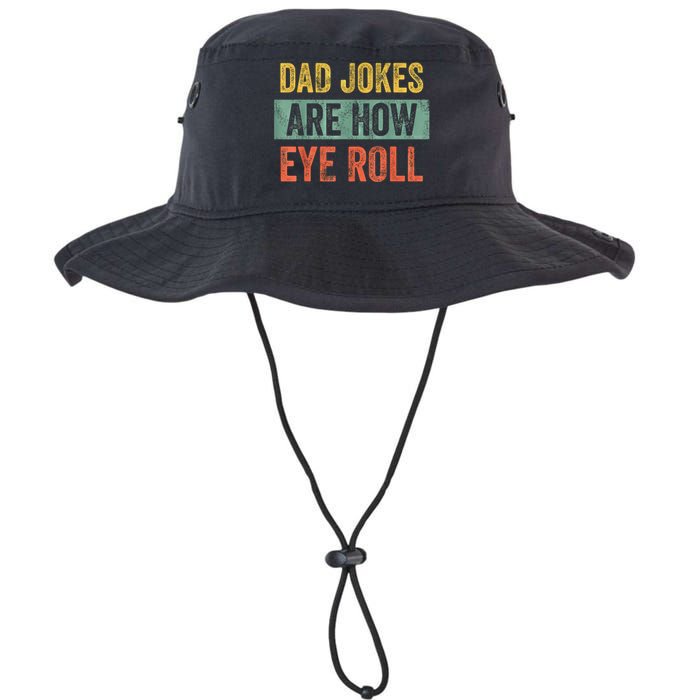 Dad Jokes Are How Eye Roll Funny Fathers Day Gifts. Legacy Cool Fit Booney Bucket Hat