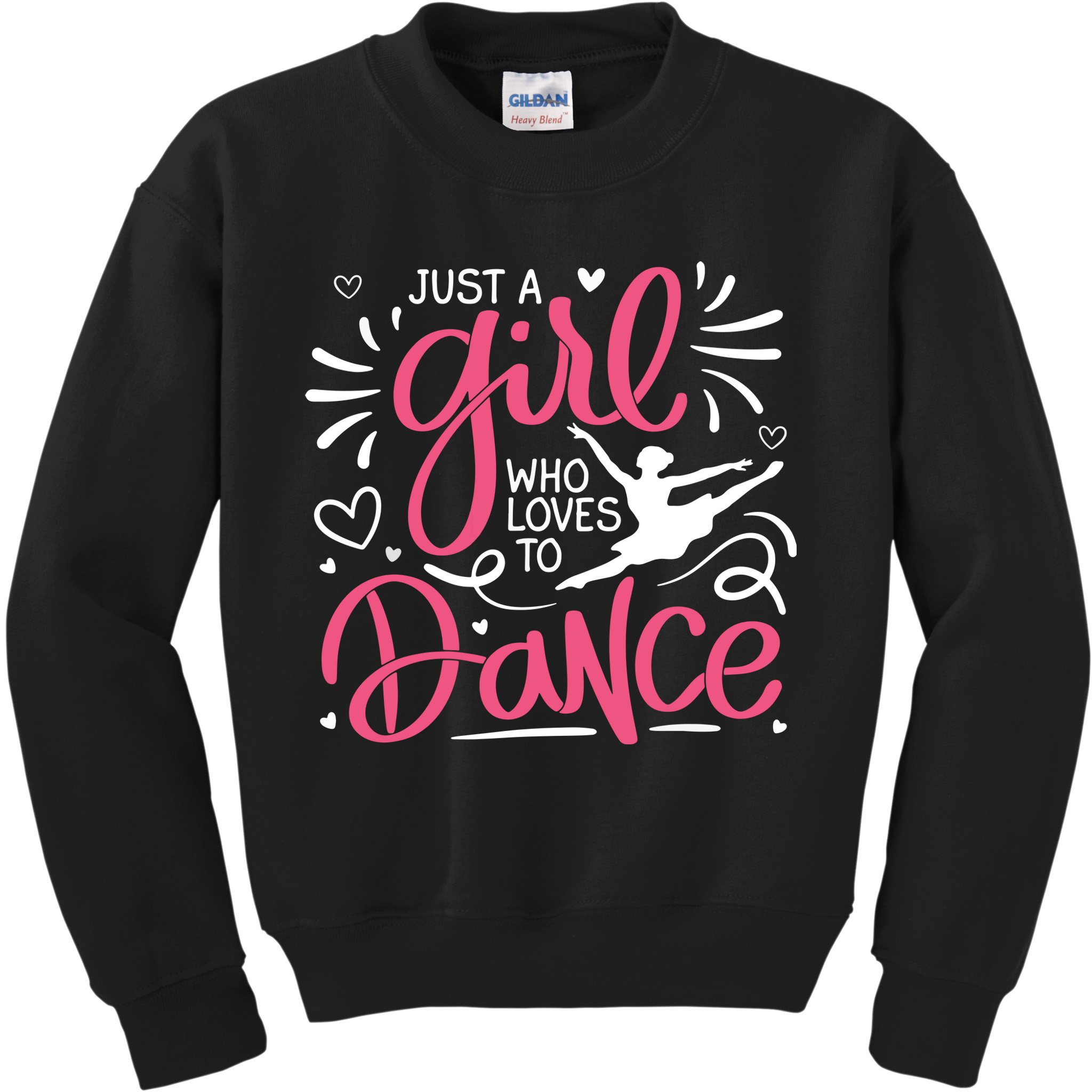 Dance Just A Girl Loves Dance Dance Lover Tee Kids Sweatshirt