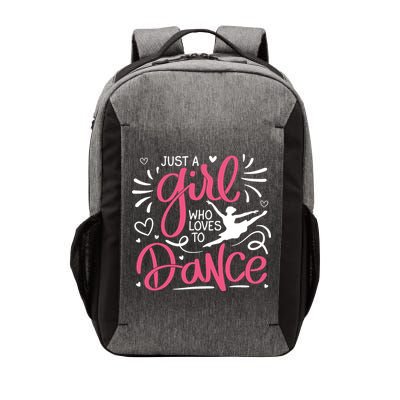 Dance Just A Girl Loves Dance Dance Lover Tee Vector Backpack