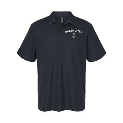 Death Jitsu Ace Of The World Btch Softstyle Adult Sport Polo