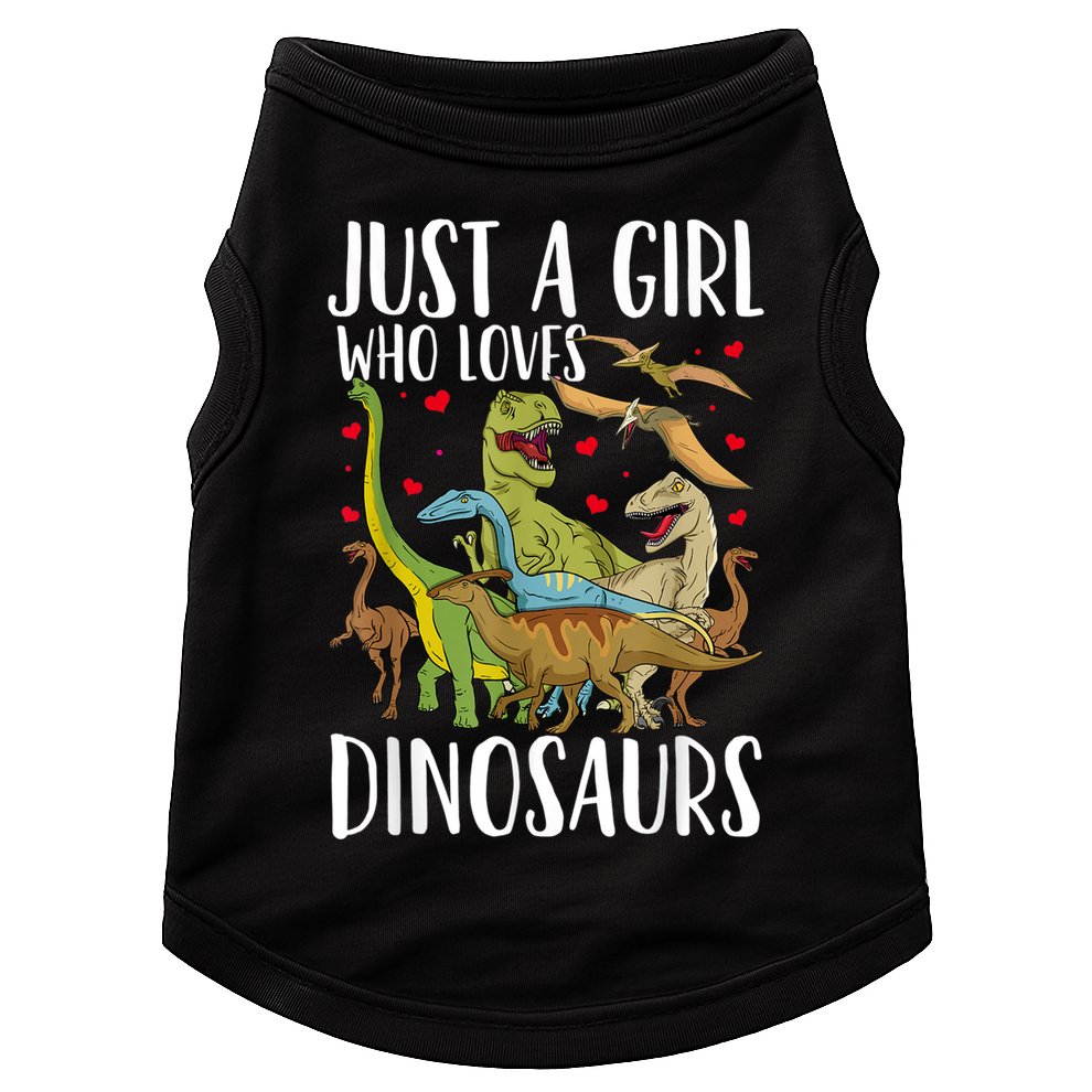 Dinosaur Just A Girl Who Loves Dinosaurs Brachiosaurus Doggie Tank