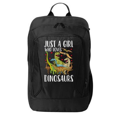 Dinosaur Just A Girl Who Loves Dinosaurs Brachiosaurus City Backpack