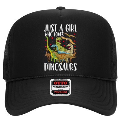 Dinosaur Just A Girl Who Loves Dinosaurs Brachiosaurus Trucker Hat