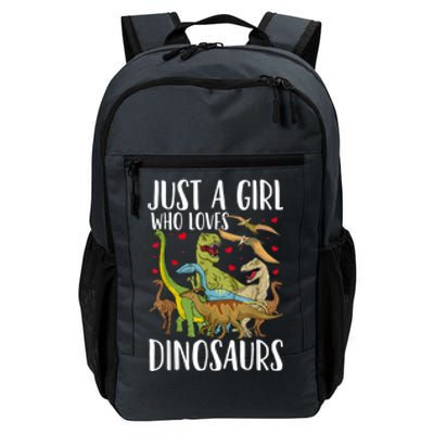 Dinosaur Just A Girl Who Loves Dinosaurs Brachiosaurus Daily Commute Backpack