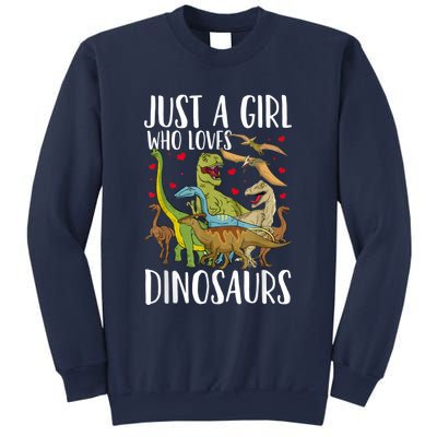 Dinosaur Just A Girl Who Loves Dinosaurs Brachiosaurus Sweatshirt