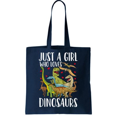 Dinosaur Just A Girl Who Loves Dinosaurs Brachiosaurus Tote Bag