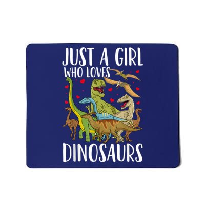 Dinosaur Just A Girl Who Loves Dinosaurs Brachiosaurus Mousepad