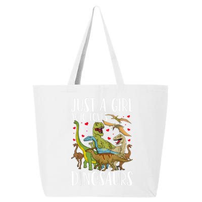 Dinosaur Just A Girl Who Loves Dinosaurs Brachiosaurus 25L Jumbo Tote