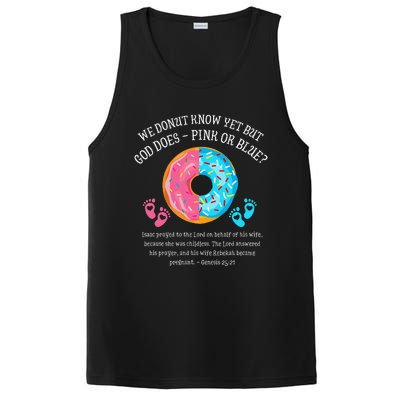 Donut Jesus Bible 2521 Gender Reveal Baby Shower PosiCharge Competitor Tank