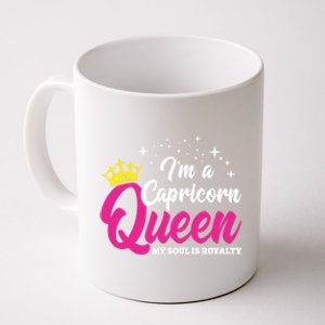 December January Birthday Astrology Capricorn Queen Gift Coffee Mug