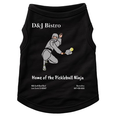 D & J Bistro Pickleball Ninja Doggie Tank