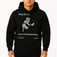 D & J Bistro Pickleball Ninja Hoodie