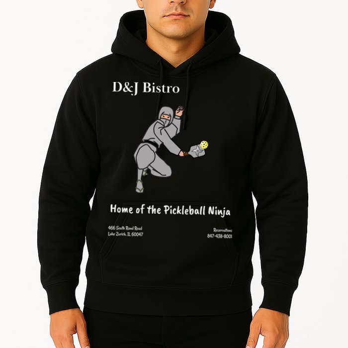 D & J Bistro Pickleball Ninja Hoodie
